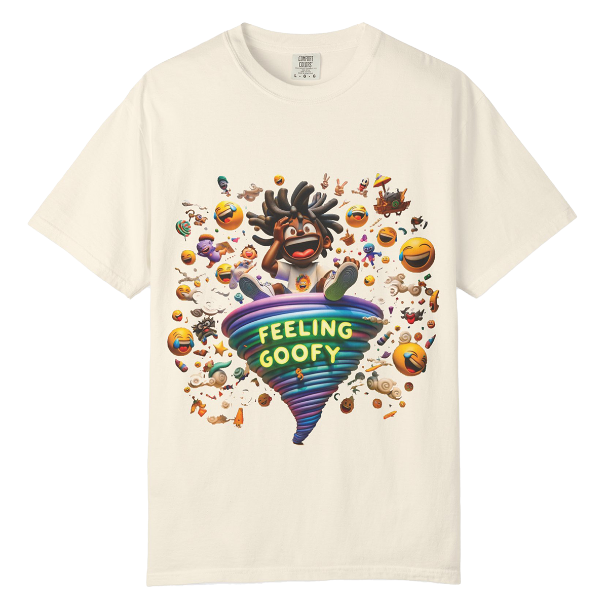 Feeling Goofy Tee (Off White)