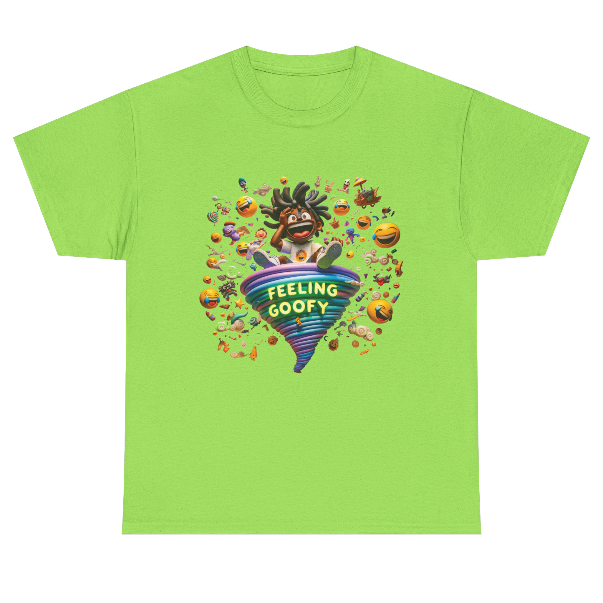 Feeling Goofy Tee (Neon Green)
